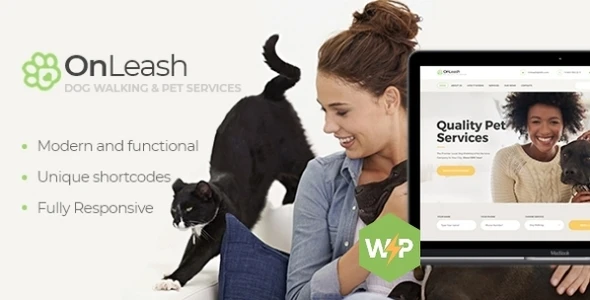 OnLeash | Dog Walking & Pet Services Veterinary WordPress Theme